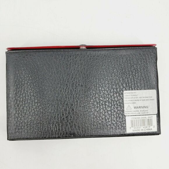 Double Six 6 Professional Dominoes Game Set 28 Piece Domino Tiles Ivory & Case - Picture 6 of 6